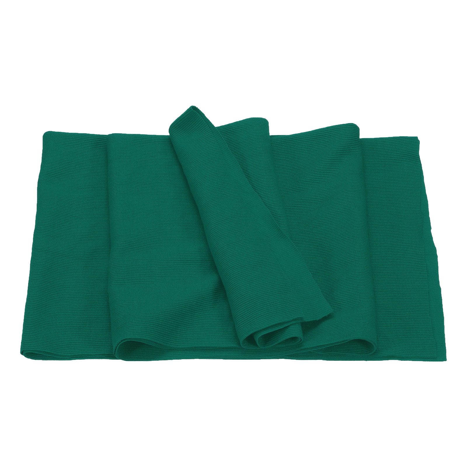 50cmx1.2m Elastic Cuffs Ribbed Trim Cotton Fabric Knit Stretch Band Bean Green