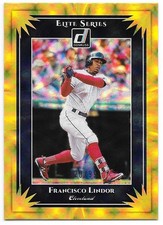 2019 Donruss Francisco Lindor 20/99 Gold Elite Series #ES9