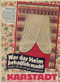 Berlin Mitte 1930er Prospekt Karstadt Was das Heim behaglich macht