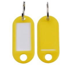 Jeu de plaques à clés avec anneaux colorés pour solutions d'organisation pers