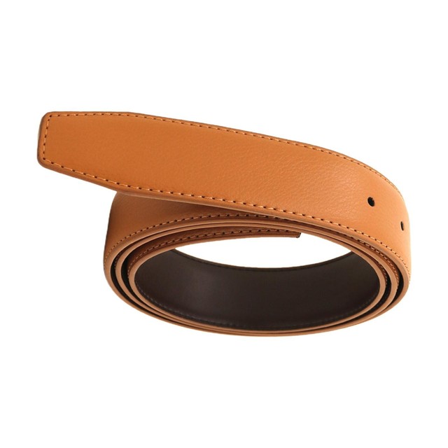 Cintura da uomo resistente, 120 cm regolabile senza fibbia con fori larghi 33 mm
