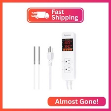 Pymeter Digital Temperature Controller Dual Probe Reptile Thermostat Controlled