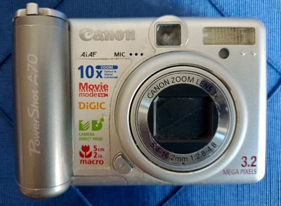 Canon Power Shot A70.  Für Ersatzteile
