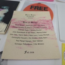 VTG 2008 Indie Era Darin Klein & Friends Box of Books 18 Photo Art Zines 2009