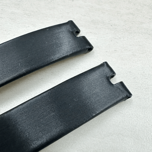 Genuine New TIFFANY Lug 12mm Satin Watch Band Black #625 - Picture 4 of 4