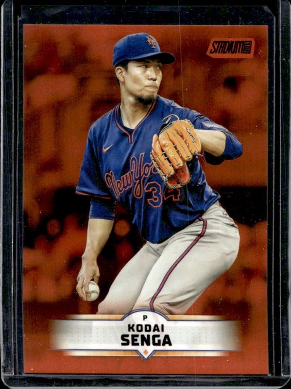 2025 Topps Stadium Club Kodai Senga Bronze Foil #144 Mets