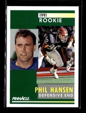 Phil Hansen RC: 1991 Pinnacle Rookie Card #294. rookie card picture