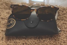 USED Ray Ban RB 2197 Elliot 1357/57 Sunglasses Polished Havana Brown Grey