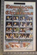 1919 CHRISTMAS DENNISON GOOD GIFT FARMINGTON MASS CARTOON COMIC STRIP AD 36564