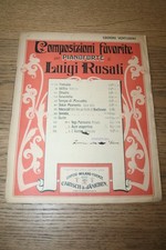 Composizioni favorite pianoforte Luigi Rosati Carisch Janichen