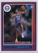 2021-22 Panini NBA Hoops Rookies Purple Charles Bassey #217 Rookie RC 0nr3