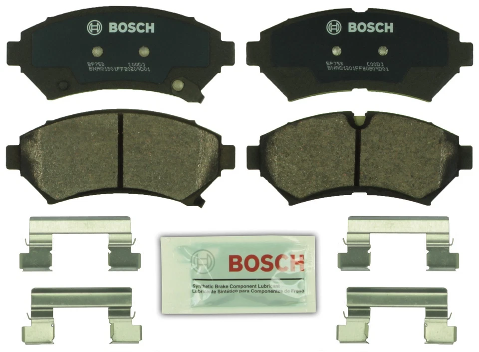 Juego de pastillas de freno de disco delanteras Bosch BP753 para Cadillac Seville 1997-2003 Foto 3 de 4