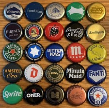 25 Rare Different Beer Bottle Top Caps  Man Cave Or Craft Projects #314