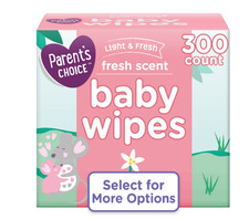 Parent's Choice Fresh Scent Baby Wipes, 300 Count Select for More Options 
