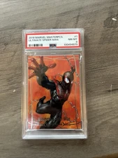 Marvel Masterpieces 2016 Ultimate Spider-Man PSA 8