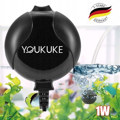1W Sauerstoffpumpe Belüfter Teich Aquarium Oxygen Luftpumpe energiesparende DHL