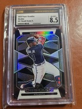 2020 Panini Chronicles Obsidian #41 Ronald Acuna Jr. CSG 8.5