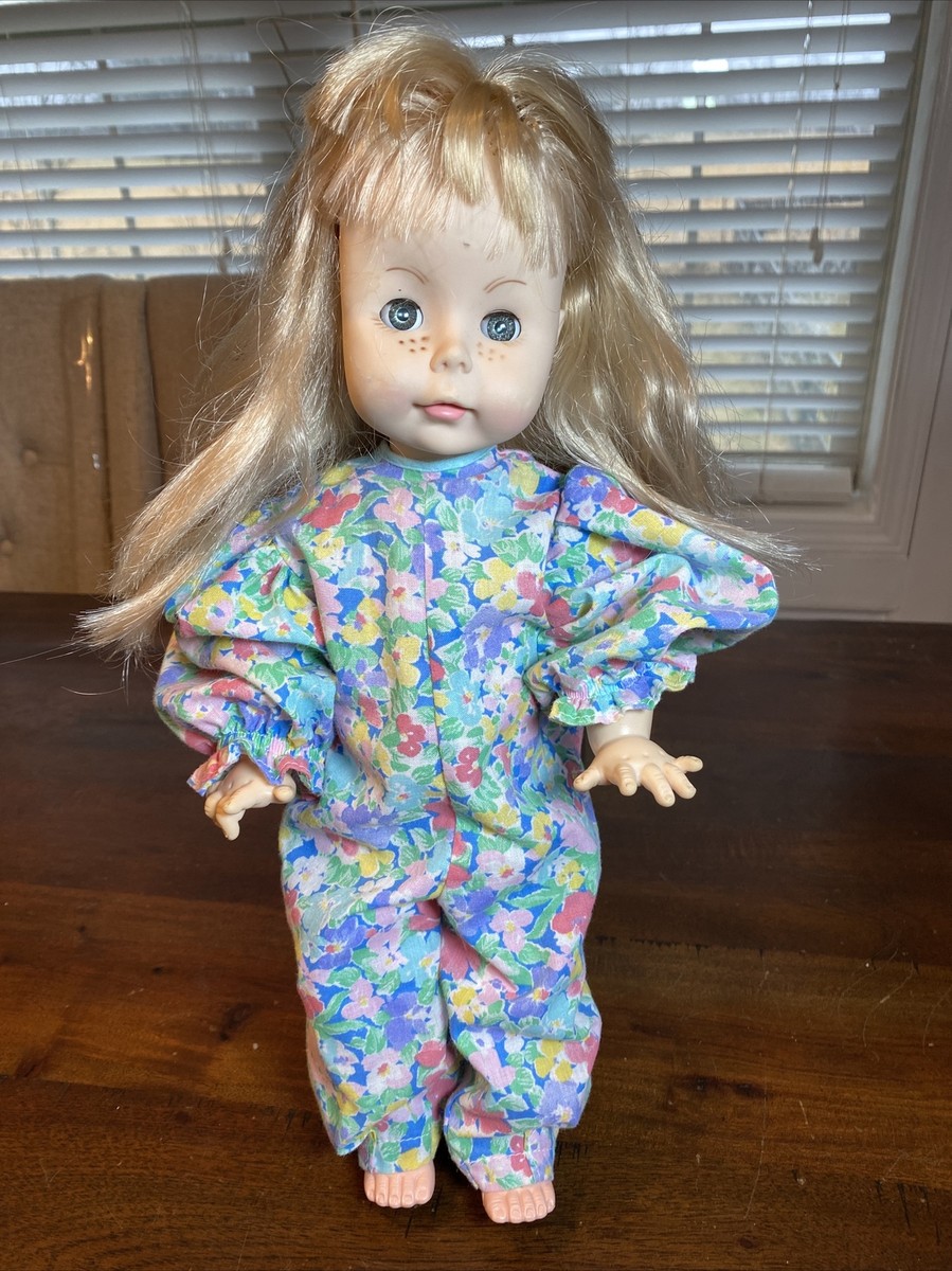 Vintage 1978 Effanbee LIL SUZIE SUNSHINE Doll 15” Rare! Blonde