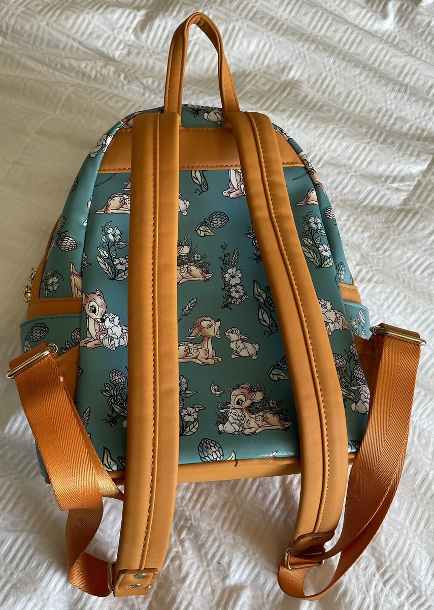 Loungefly Bambi Thumper Forest Floral Allover AOP Mini Backpack BoxLunch Loungefly Bambi Thumper Forest Floral Allover AOP Mini  main image 4