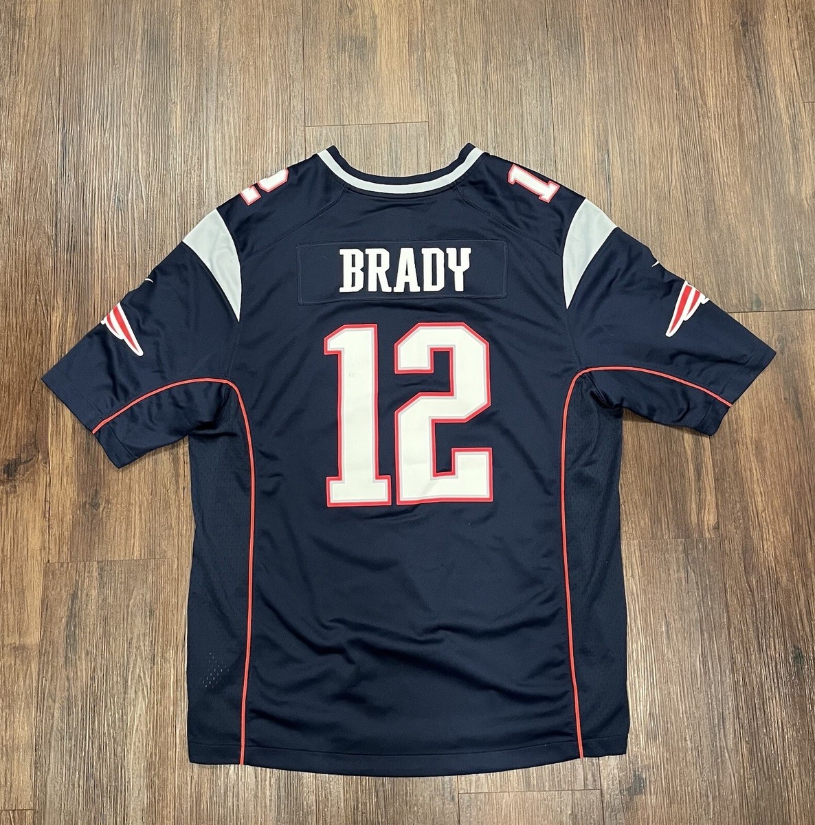 NFL Patriots Brady ジャージ　サイズM Nike Tom Brady #12 New England Patriots On Field NFL