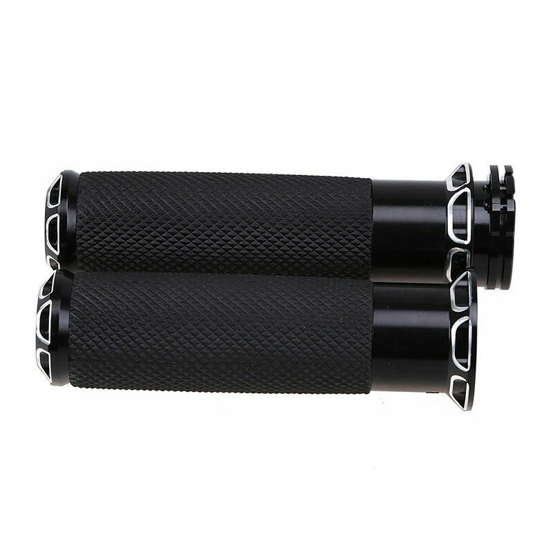 Empuñaduras de manillar CNC 25 mm 1" motocicleta moto todoterreno ATV aptas para Harley Sportster Foto 4 de 4