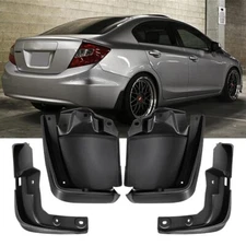 4PCS Mud Flaps Splash Guards for Honda Civic 2012-2015 Sedan Front & Rear NEW US