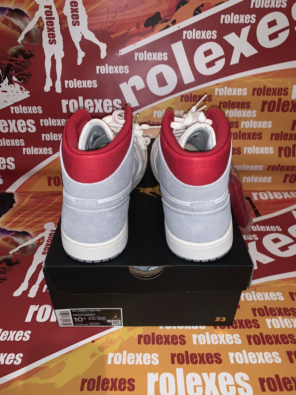 Nike Air Jordan 1 Mid Past Present Future Sneakersnstuff UK9.5 image 3
