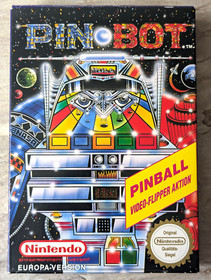 TOP ! Nintendo NES Spiel Pin Bot PAL-B OVP CIB Pinbot