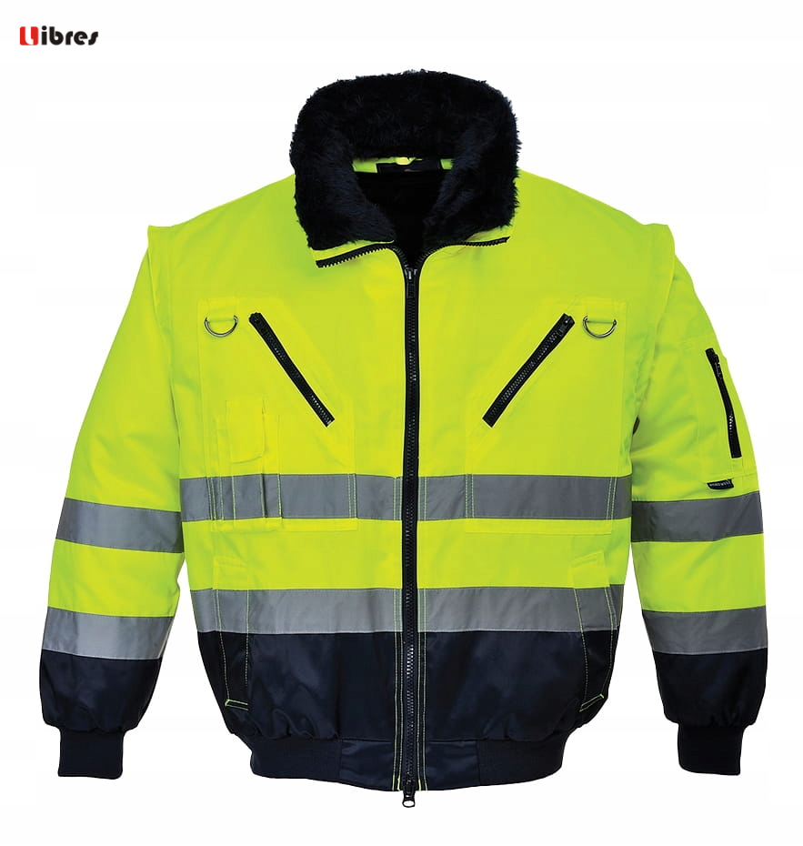 Giacca da lavoro invernale pilota Y bomber 4 in 1 L PJ50 PORT PORT PORT PORT