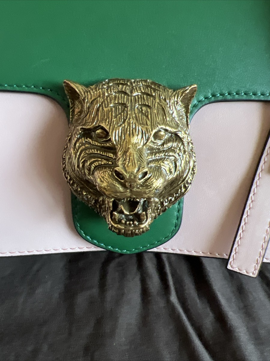 ★売り切り！超美品！GUCCI ダークグリーン カーフレザー フラップバッグ 楽天市場】【バッグ】GUCCI グッチ マイクログッチシマレザー