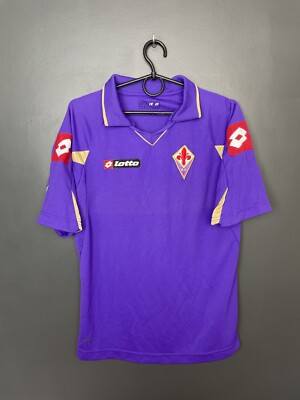 Lotto ポロシャツ ピンク イタリア国旗 FIORENTINA 2010/2011 HOME FOOTBALL SHIRT LOTTO SOCCER JERSEY SIZE