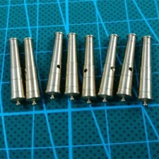 CNC Brass Kits Cannons Length 19mm Scale 1/96 sailboat Accessories 10pcs/lot