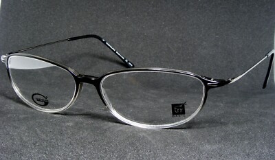 Try BASIC GENIUM TC03003 BLACK /CLEAR /DARK SILVER EYEGLASSES 52-14-135mm Italy