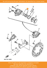 YAMAHA Piston Assy, Caliper, 3SP-W0057-50 OEM YZ125 YZ250 YZ400F DT125X DT200WR