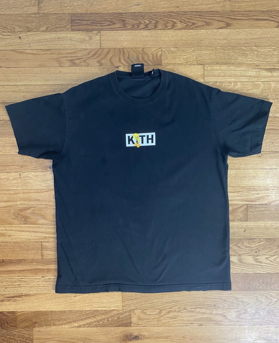 ☆ KITH x LOONEY TUNES Tweety classic logo コラボTシャツ ☆ Kith x Looney Tunes Tweety Classic Logo Tee T Shirt New Size