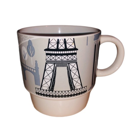 M010 Matte Black Porcelain Coffee Mugs 12 oz Classic Ceramic Cup with  Handle ... | eBay