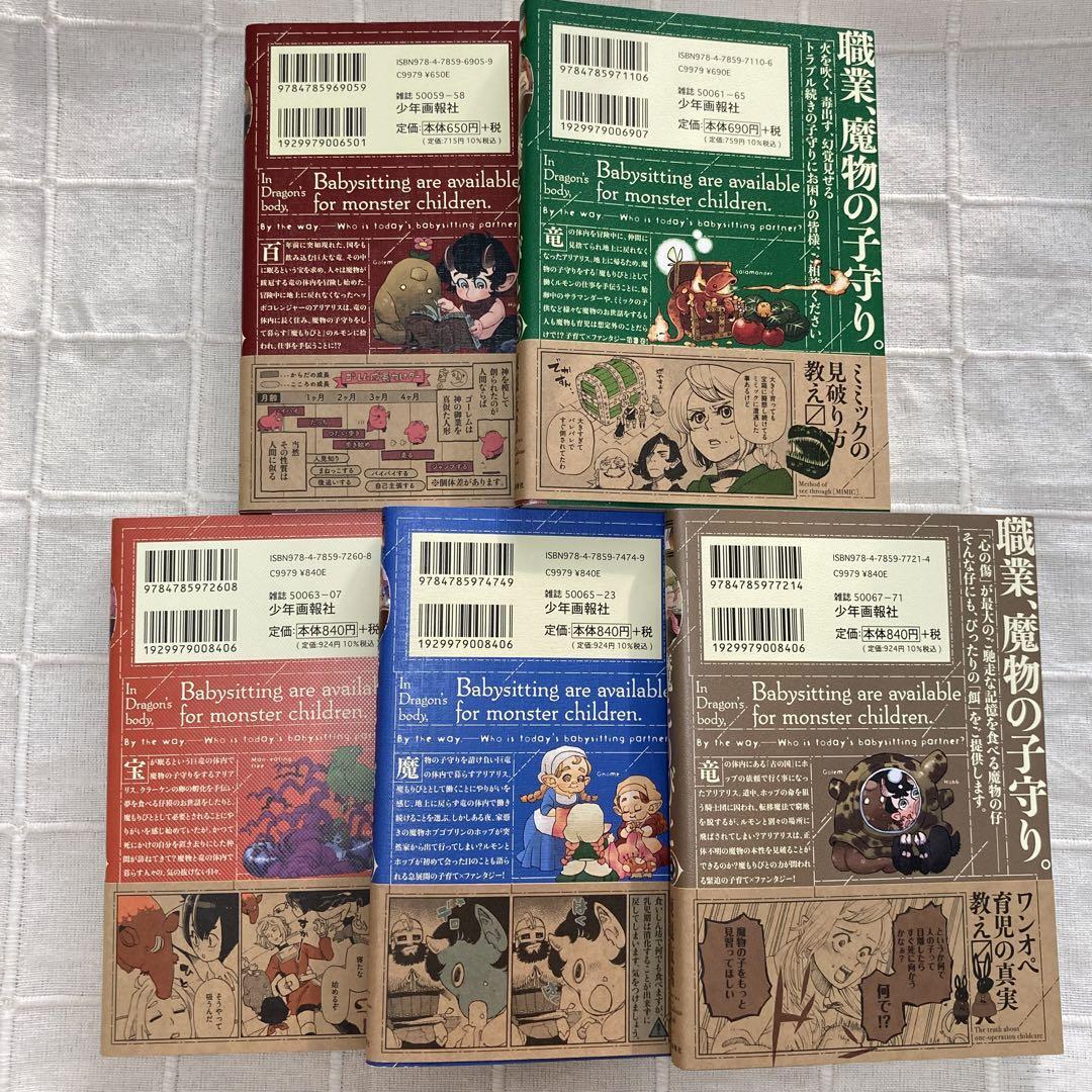 Japanese Language Manga Comic Book Mamoribito 魔もりびと vol. 1-5