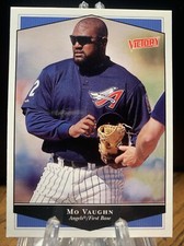 1999 Upper Deck Victory Anaheim Angels Baseball Card #7 Mo Vaughn