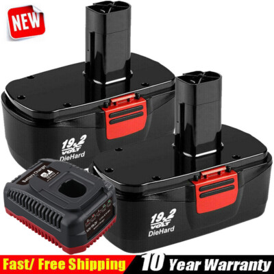 2Pack Battery for Craftsman 19.2 Volt 11375 C3 DieHard 130279005 11376 130279003