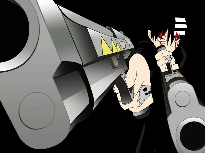 V6267 Death the Kid Soul Eater Guns Anime Manga Art Decor WALL