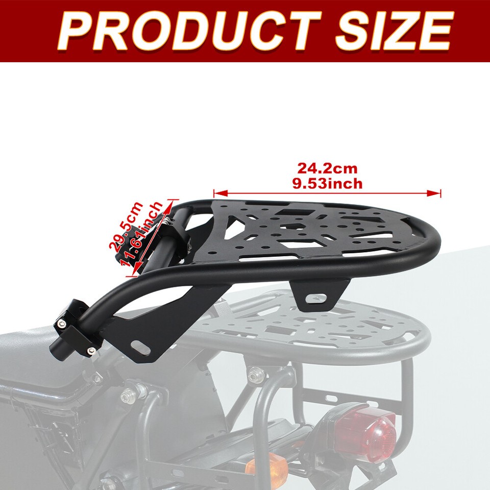 Rear Luggage Rack Side Pannier Rack Fit For Honda Ruckus 50 (Zoomer ...