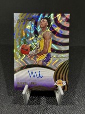2023-24 Panini Revolution Rookie Auto Fractal MAXWELL LEWIS Auto /100 LAKERS 