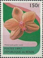 REPUBLIC OF BENIN - 1997 - Orchid - Phalaenopsis Golden sands - MNH Stamp - #974