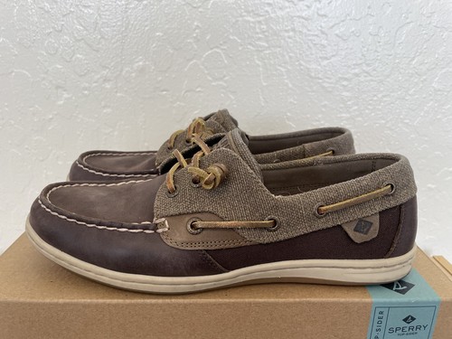 SPERRY SONGFISH Sparkle BROWN shoes 