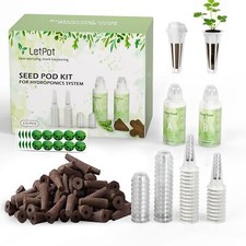 LetPot 172 Pcs Seed Pod Kits, Hydroponics Growing Sponges, Grow Anything Kit ... 0.28 per gallon