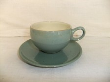 Denby Bourne - Manor Green - plates cups milk jugs tea coffee pots - 6D2A #