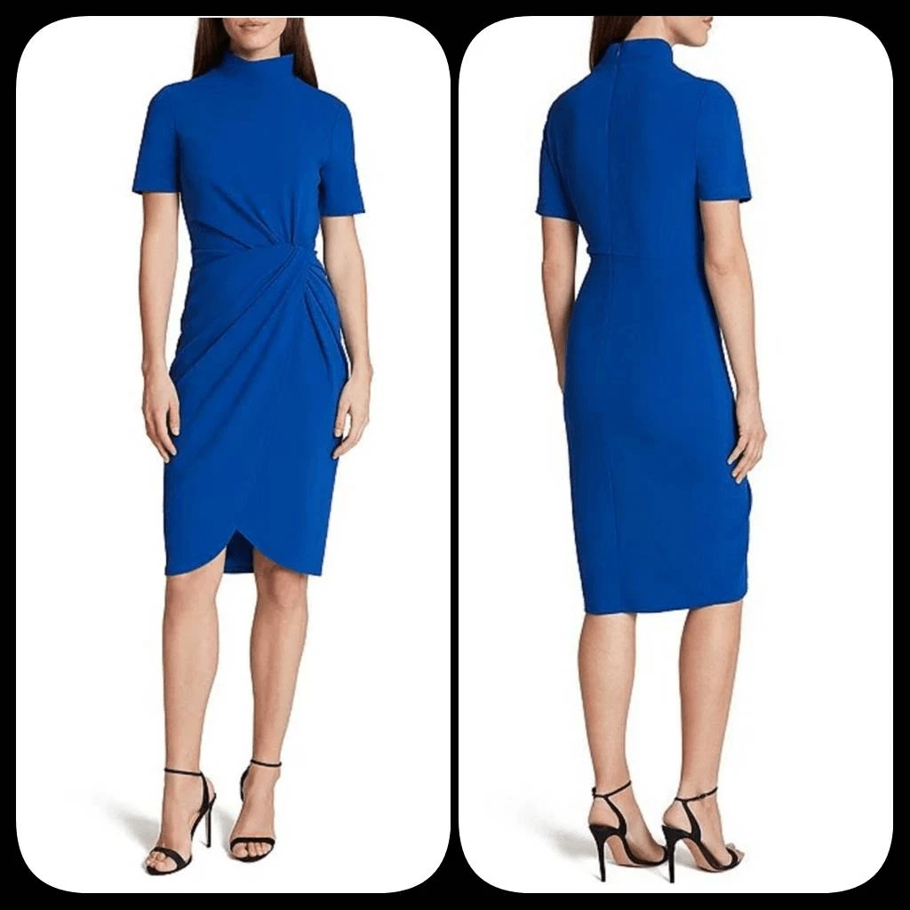 Tahari scuba crepe sheath clearance dress