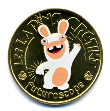 86 FUTUROSCOPE Lapin crétin, Couleur, 2025, Monnaie de Paris