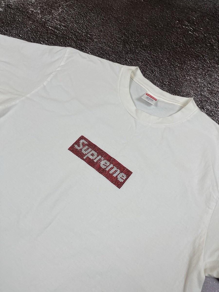 Komeri Card Supreme Swarovski Box Logo Tee SUPREME 25th