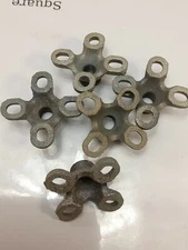 LOT OF 5 VINTAGE CAST IRON FIXTURE STUD HARDWARE (NOS)